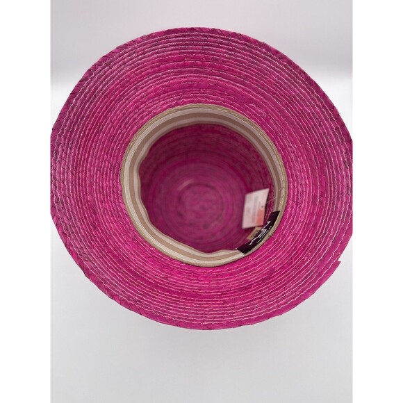 Anthropologie ASN Straw Hat High Crown Preppy Boho Vacation Summer Sz OS NWT - Picture 7 of 12